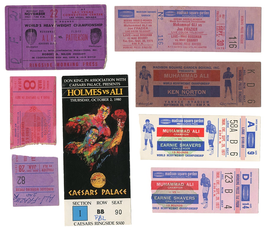 - Muhammad Ali Ticket Collection (8)