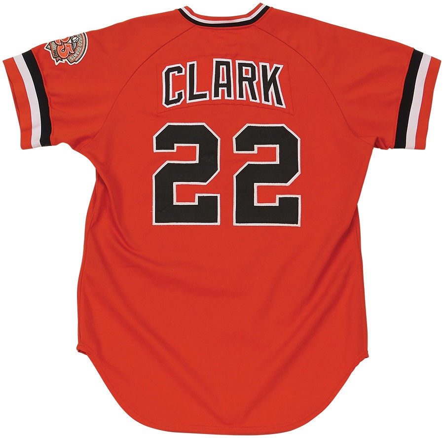 Baseball Equipment - 1982 Jack Clark San Francisco Giants Game Worn Jersey