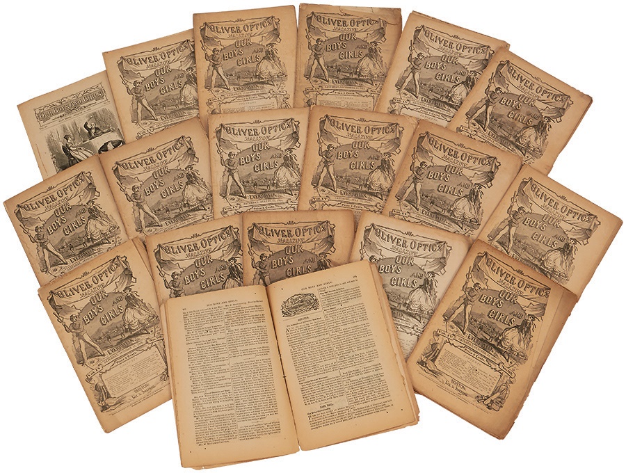 - Oliver Optics Magazines with 1869 Cincinnati Red Stockings (18)