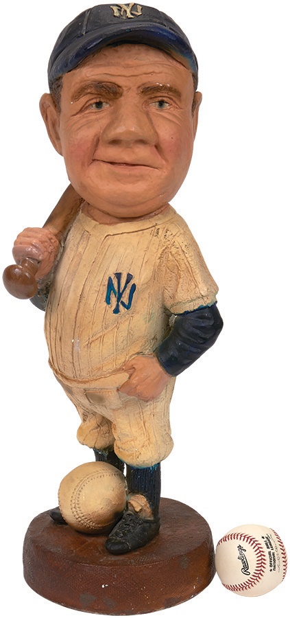 Ruth and Gehrig - Scarce Oversized Babe Ruth ESCO Figure