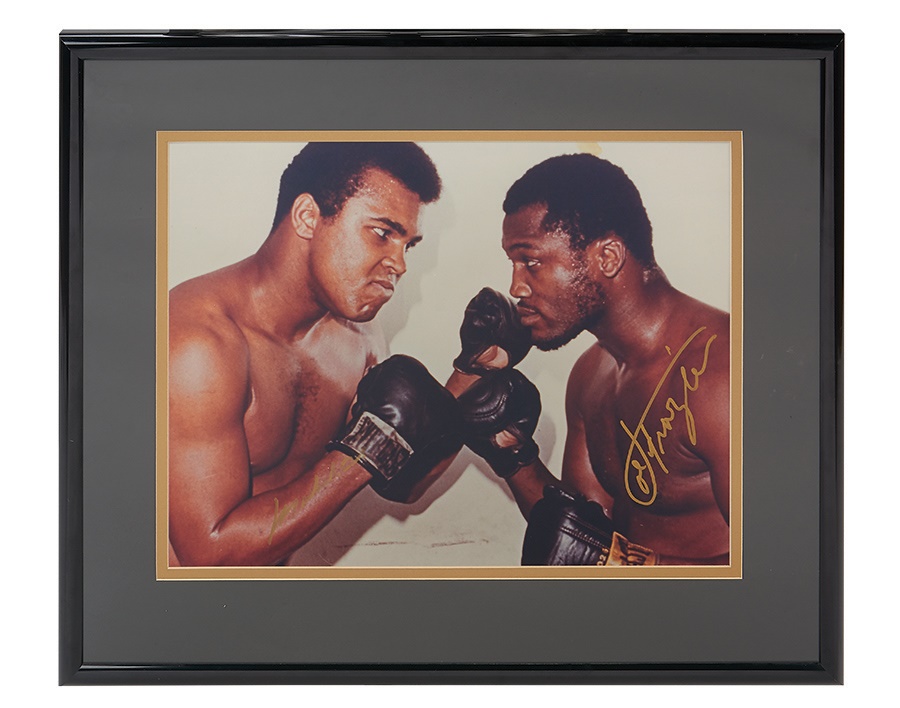 Muhammad Ali & Boxing - Muhammad Ali & Joe Frazier Signed 16x20