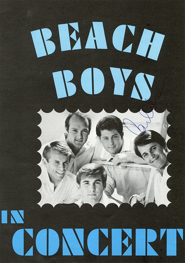 - 1964 Beach Boys Signed Concert Program