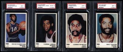- 1972 Icee Bear Lot of (60) PSA 8's and 9's