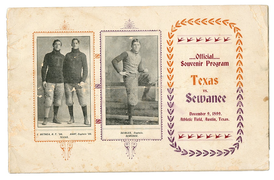 - 1899 University of Texas Football Program