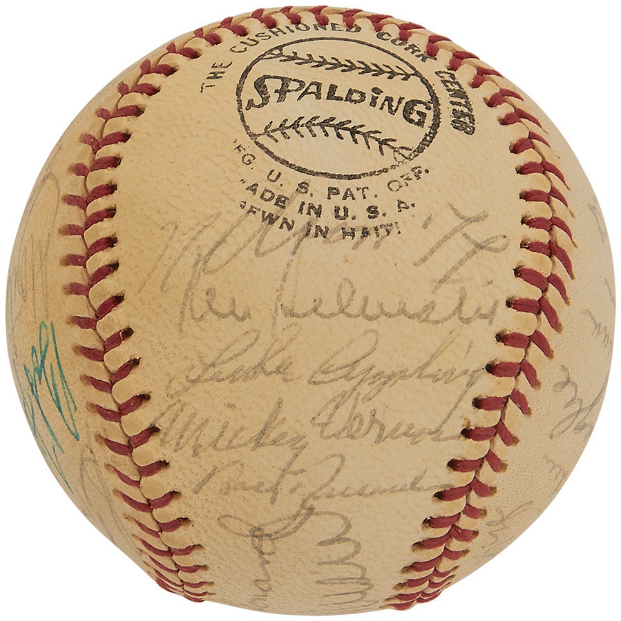 Baseball Autographs - Nellie Fox's 1973 Old Timers Signed Baseball