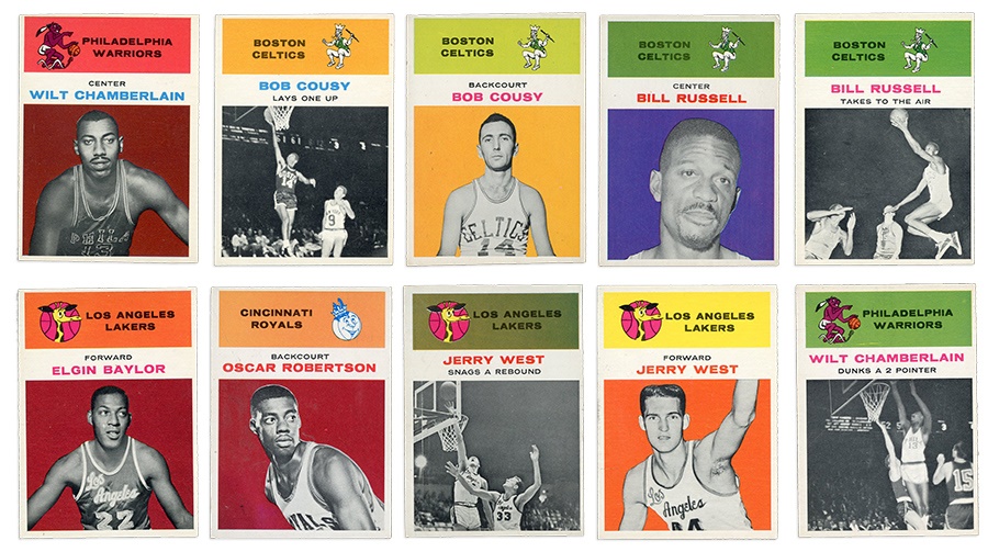 1961 Fleer Basketball Complete Set