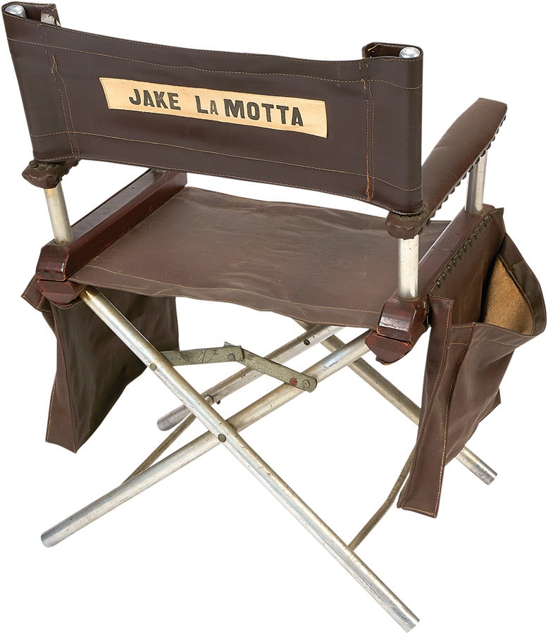 Muhammad Ali & Boxing - Jake LaMotta "Director's Chair" Used on the Set of "Raging Bull"