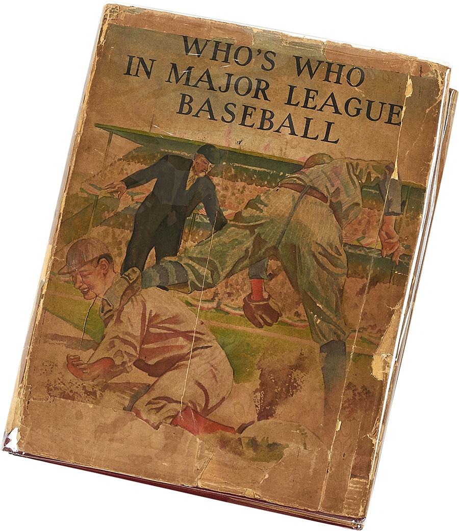 - 1937 Who's Who In Baseball with Original Dust Jacket