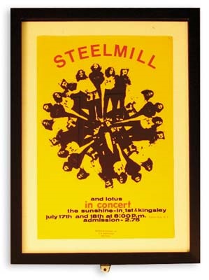 "Steel Mill" Asbury Park Concert Poster