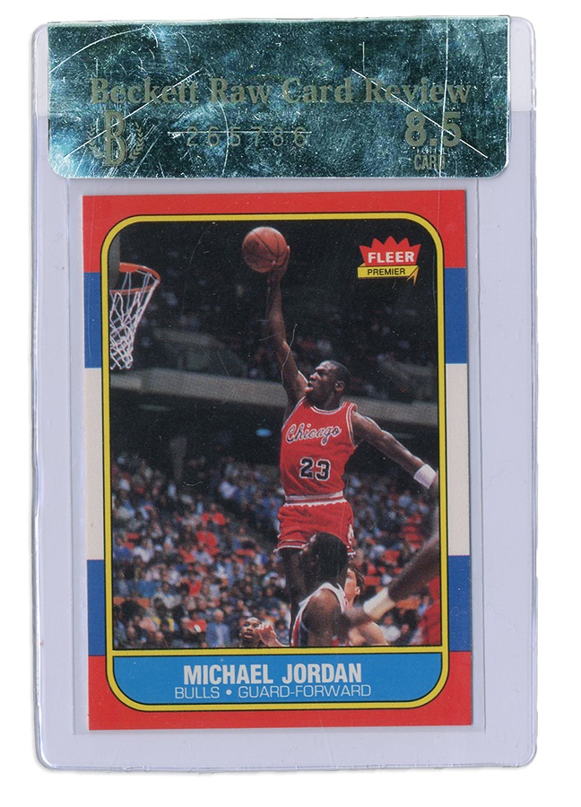 - 1986 Fleer #57 Michael Jordan BGS 8.5