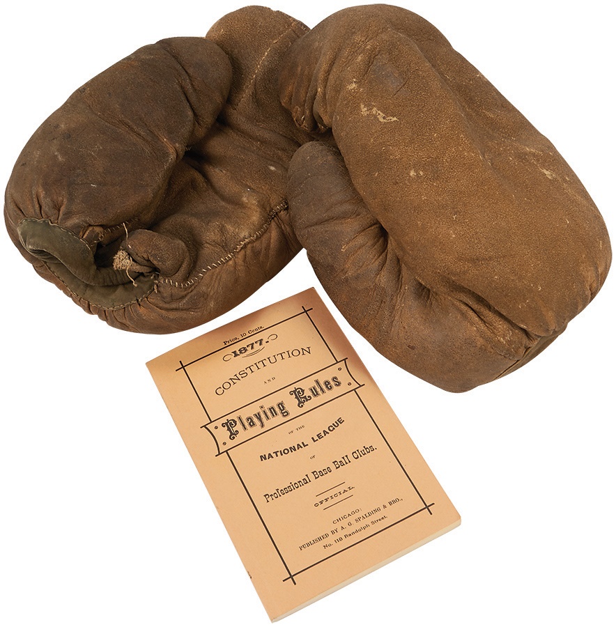 - Documented 1877 Boxing Gloves