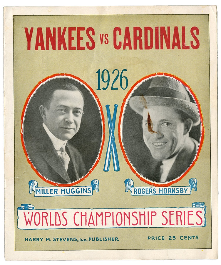 - Grover Cleveland Alexander Hero of Game 6 1926 World Series Program