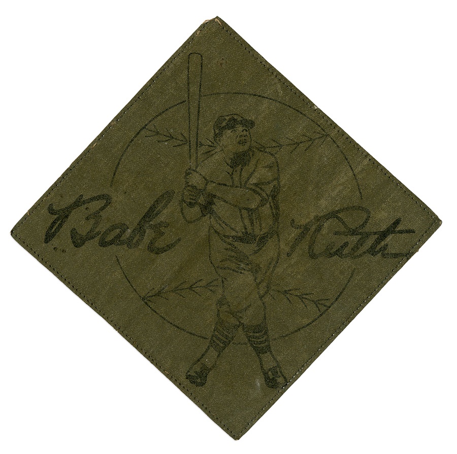Ruth and Gehrig - 1930's Babe Ruth Jacket Patch