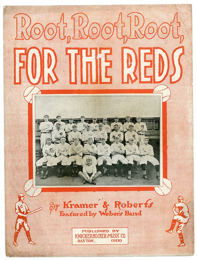 - 1919 World Champion Cincinnati Reds Sheet Music