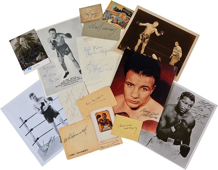 Muhammad Ali & Boxing - Impressive Boxing Autograph Collection of 15