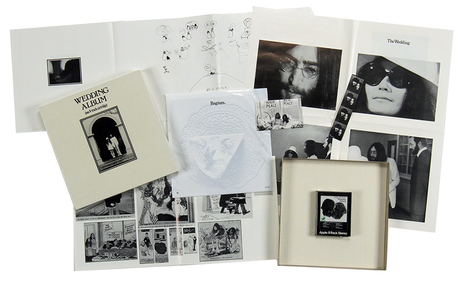 Rock 'N' Roll - John Lennon & Yoko Ono Sealed "Wedding Album" Complete Case Came Originally from John Lennon