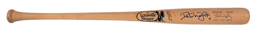 Baseball Equipment - David Wright New York Mets Signed, Game Used Bat