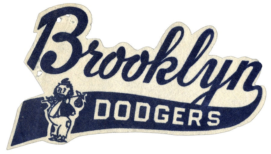 - 1950s Brooklyn Dodgers Large Jacket Patch