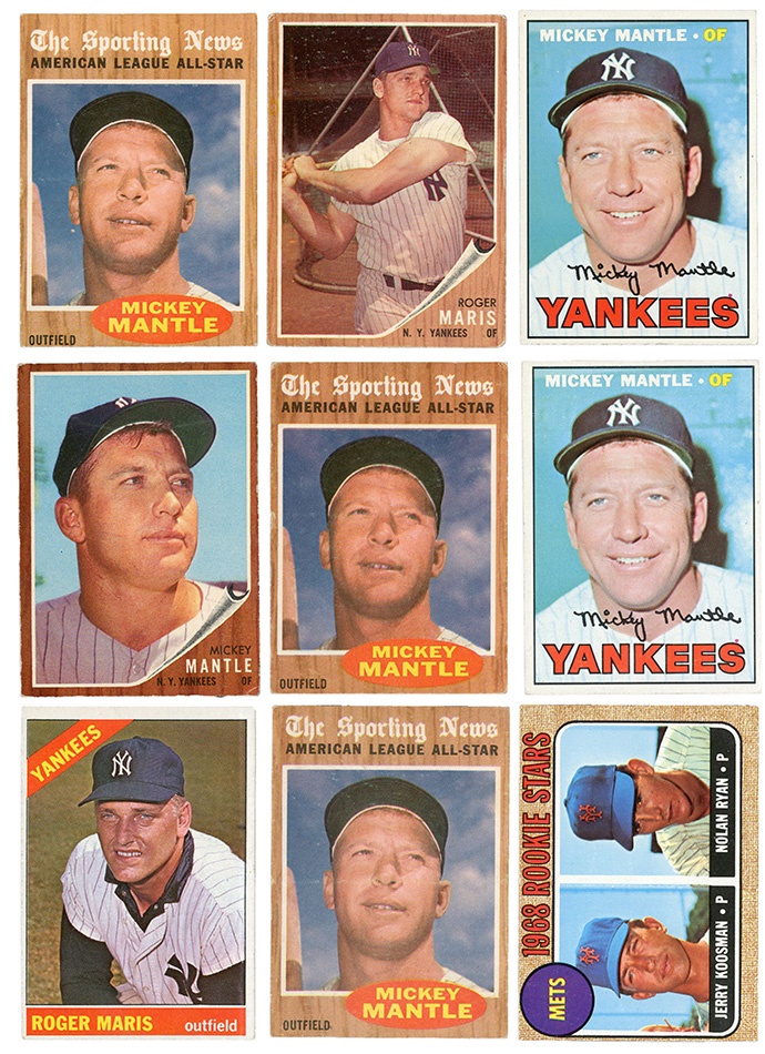 - 1950s-1960s Baseball Card Collection Including Mickey Mantle, Willie Mays, Hank Aaron and More (2000+)
