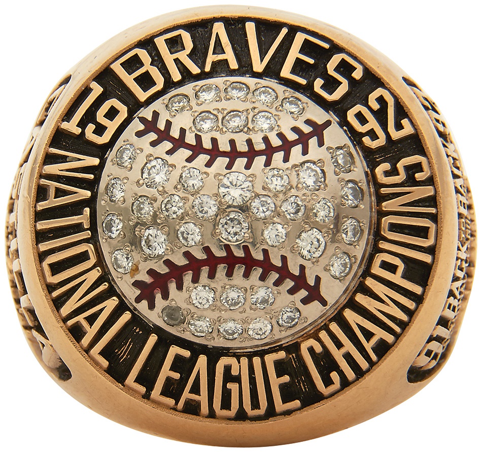 - 1992 Atlanta Braves National League Champions Ring