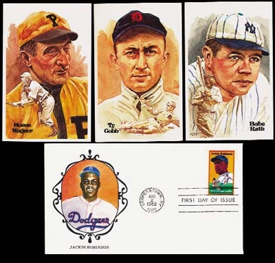 Jackie Robinson First Day Cover Collection from Rachel Robinson (100)
