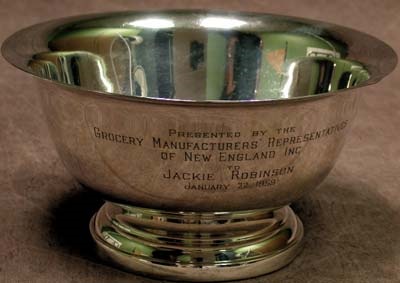 - 1959 Jackie Robinson Sterling Silver Presentational Bowl