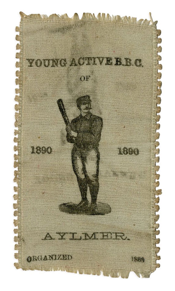19th Century - 1890 Young Active B.B.C. Silk