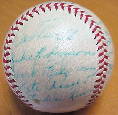- 1948 Brooklyn Dodgers Team Signed Baseball