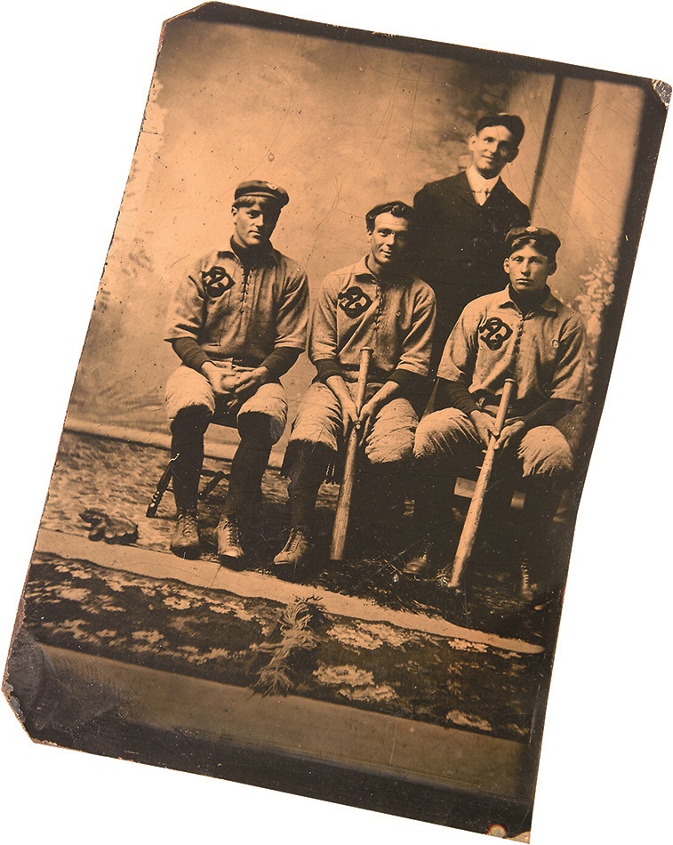 19th Century - 1890s Baseball Tintype