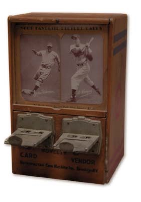 - 1950's Brooklyn Dodgers Exhibit Card Machine