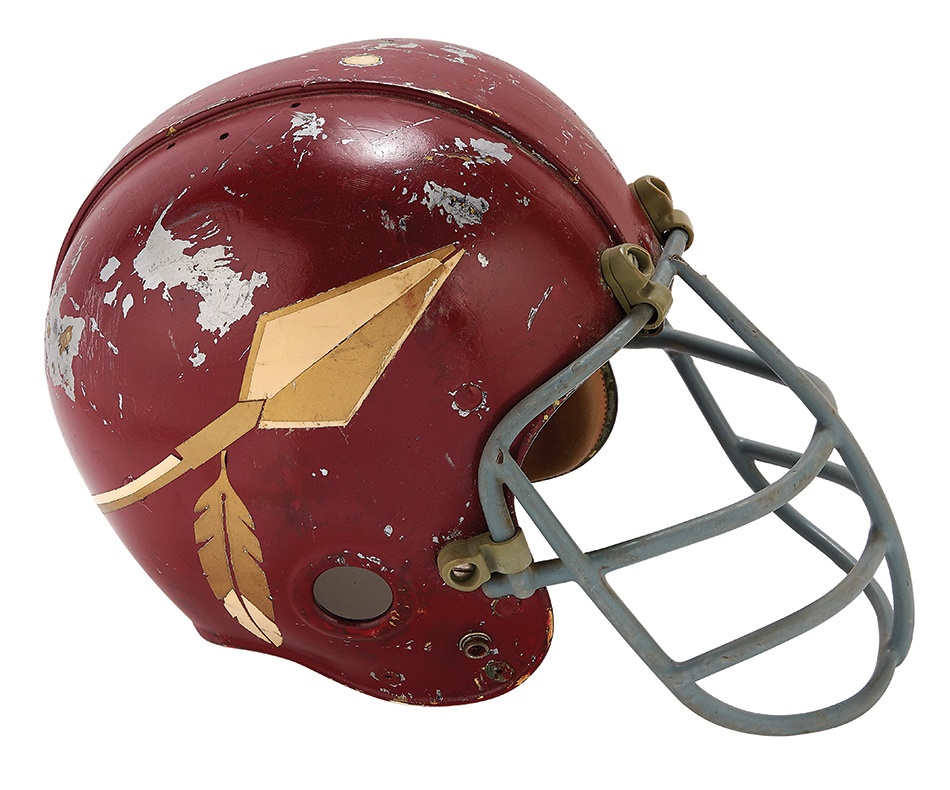1966-68 Washington Redskins Game Used "Spear" Helmet