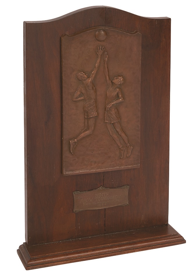 Sports Fine Art - 1934 Basketball Bronze Plaque