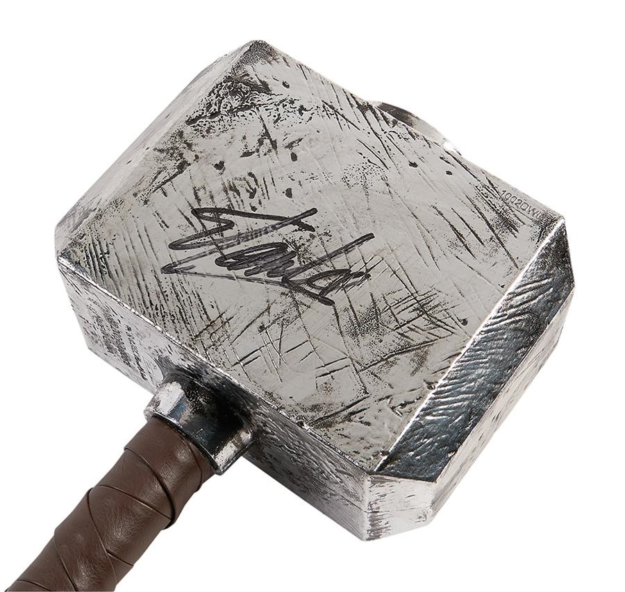 - Thor's Hammer "Mjolnir" Signed by Stan Lee (JSA)