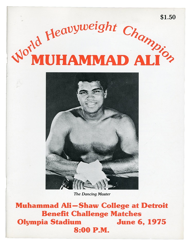 Muhammad Ali & Boxing - High Grade Muhammad Ali Rare Program