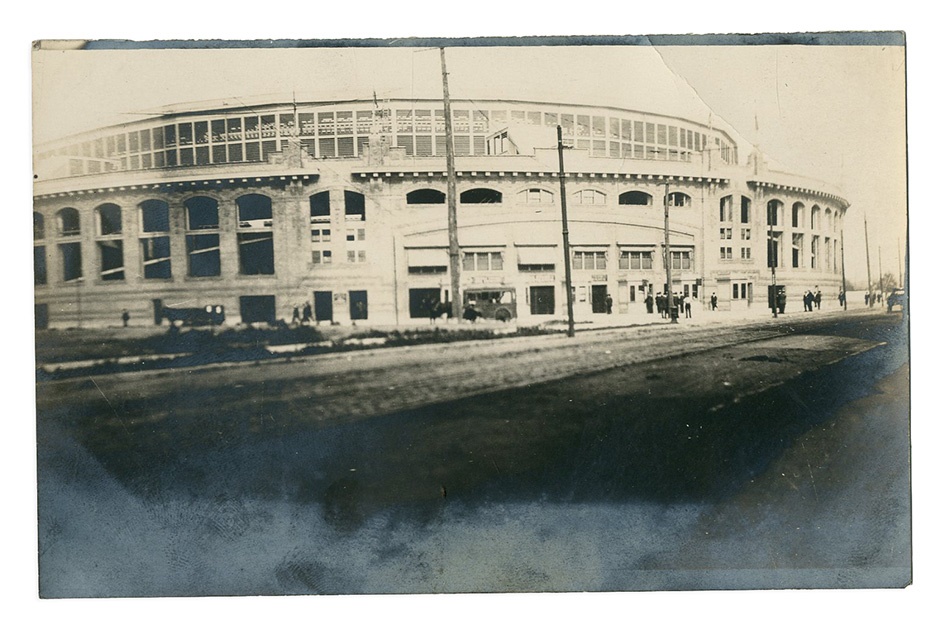 - 1910 Opening Comiskey Park Real Stadium Photo Postcard