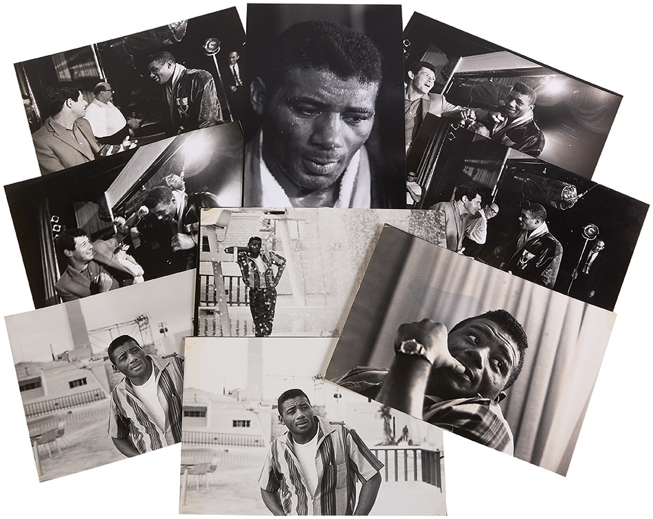 Muhammad Ali & Boxing - Floyd Patterson Sixteen 1965 Sports Illustrated Photos Training for "Cassius Clay" (ex-Floyd Patterson Estate)