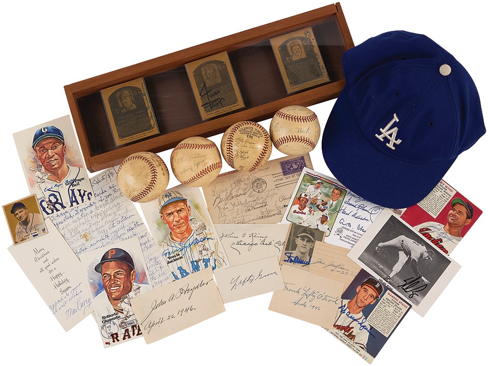 Baseball Autographs - Old Timers Baseball Autograph Collection (84 pieces)