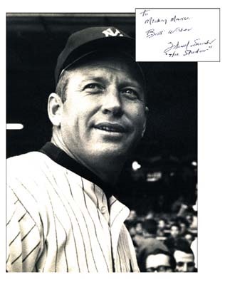- Mickey Mantle Photographic Portrait from His Estate (8x10")