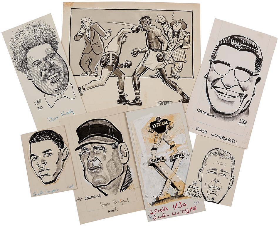 Sports Fine Art - Great Sports Art Collection by Murray Olderman (7)