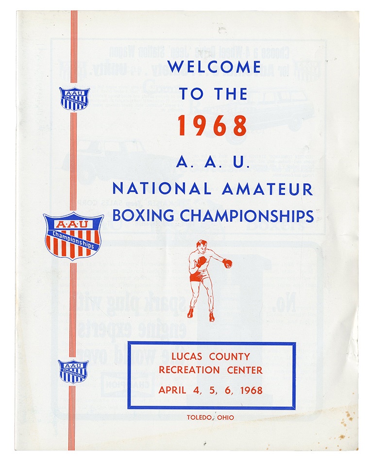 Muhammad Ali & Boxing - High Grade George Foreman AAU National Boxing Championships Program