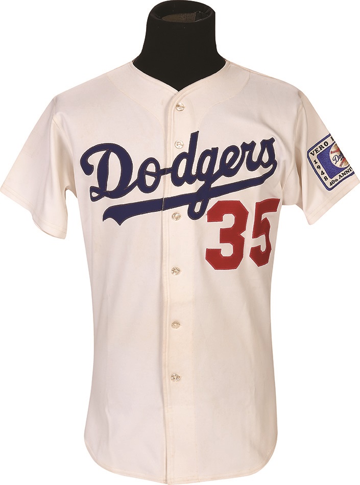 Baseball Equipment - Bob Welch 1988 LA Dodgers Game Used Jersey