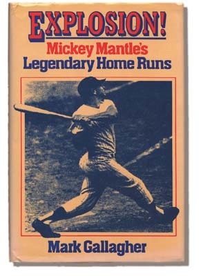 Rare Mickey Mantle Signed Book