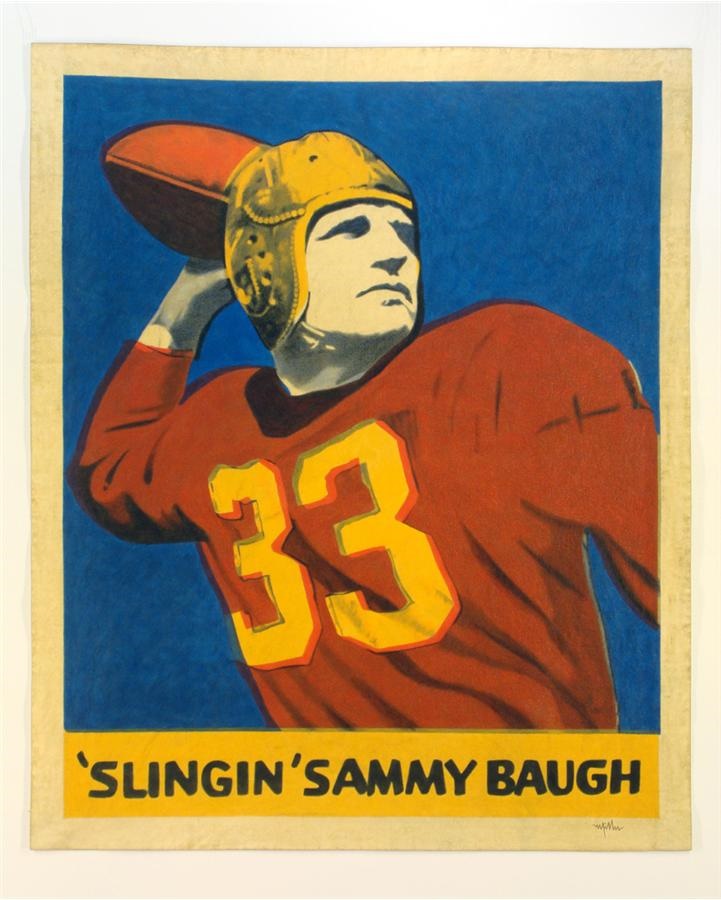 Sports Fine Art - "Slingin'" Sammy Baugh By Arthur K. Miller