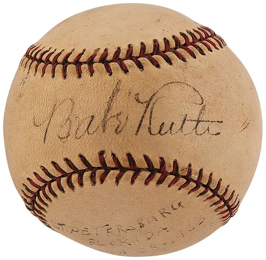 Ruth and Gehrig - Babe Ruth & Lou Gehrig Signed Baseball