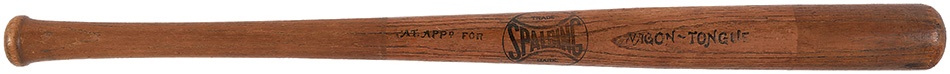 19th Century - Spalding No. 000  Wagon Tongue Ring Bat