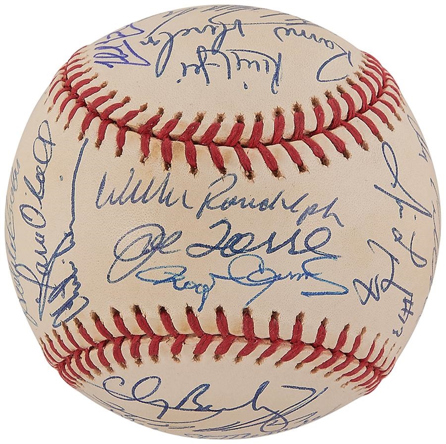 - 1999 New York Yankees World Champions Team Signed Baseball