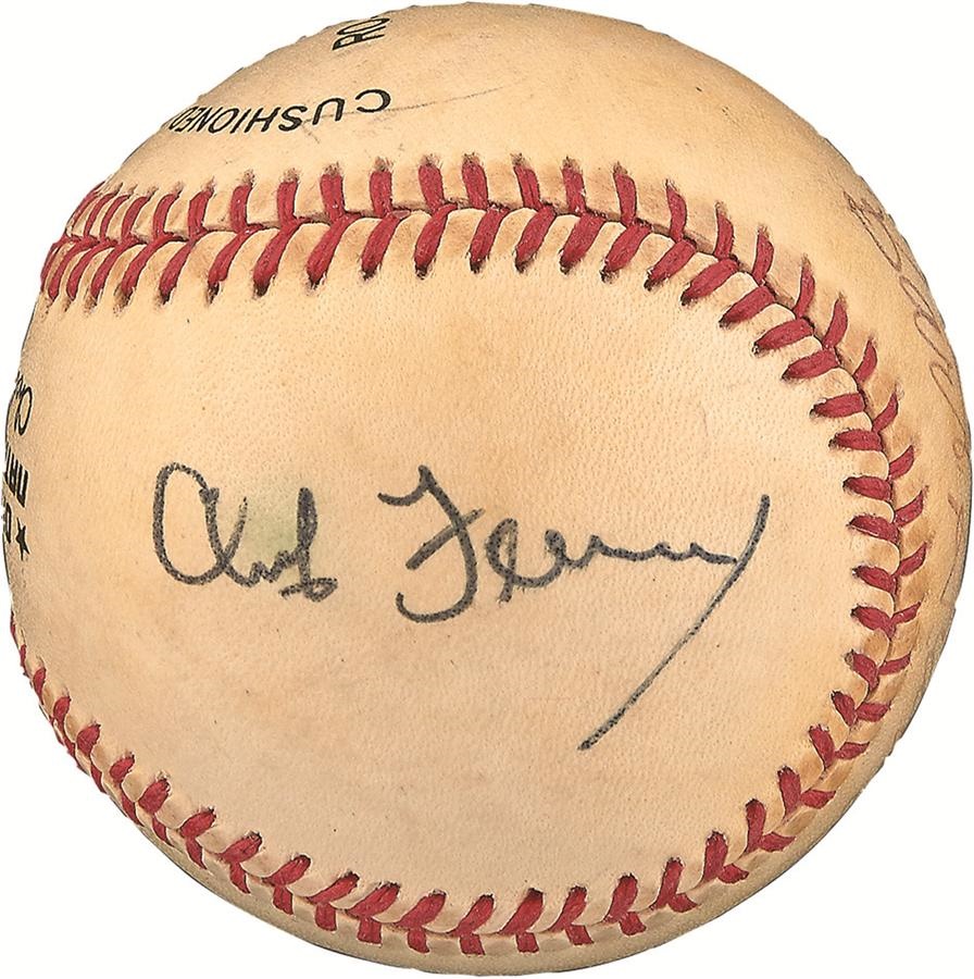 - Bart Giamatti-Chub Feeney Signed Baseball