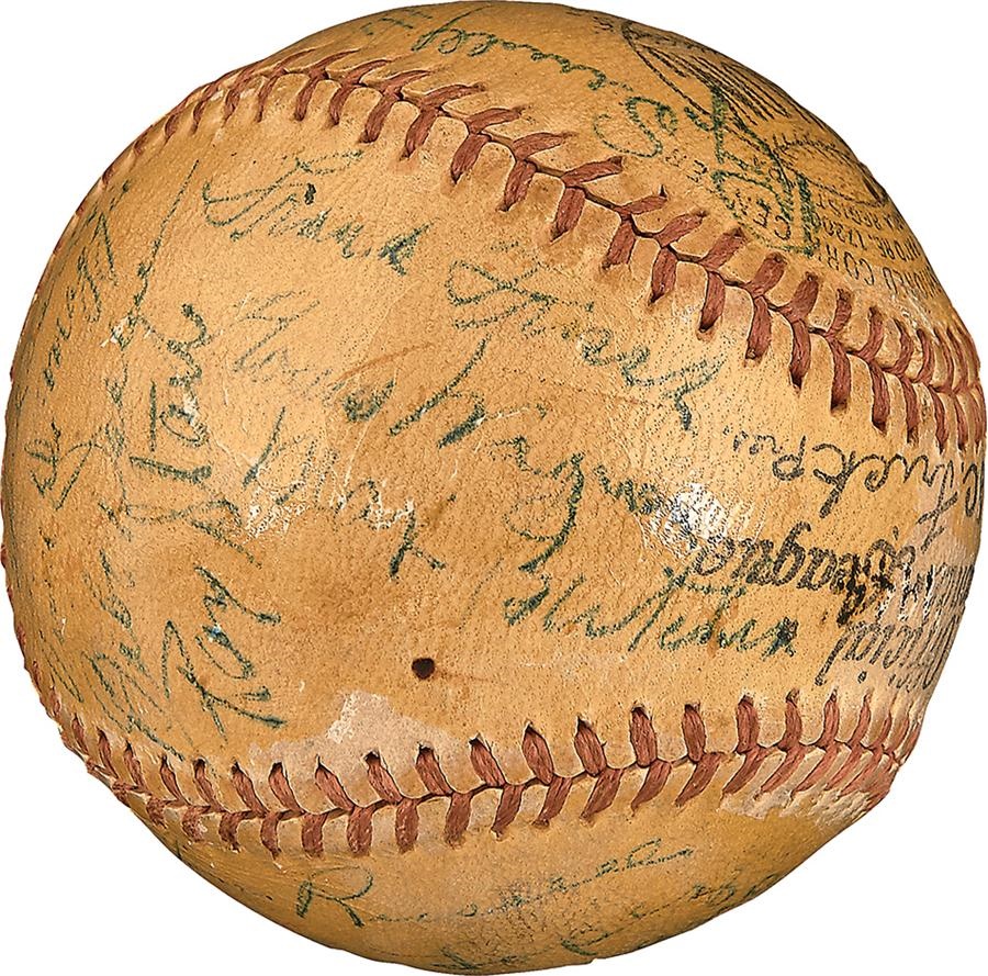 - 1944 Pittsburgh Pirates Team Signed Baseball with Honus Wagner