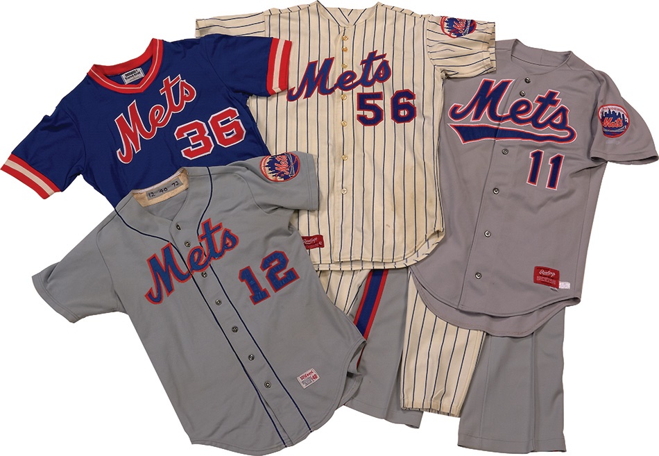 Baseball Equipment - 1970s & 1980s NY Mets Uniform Collection