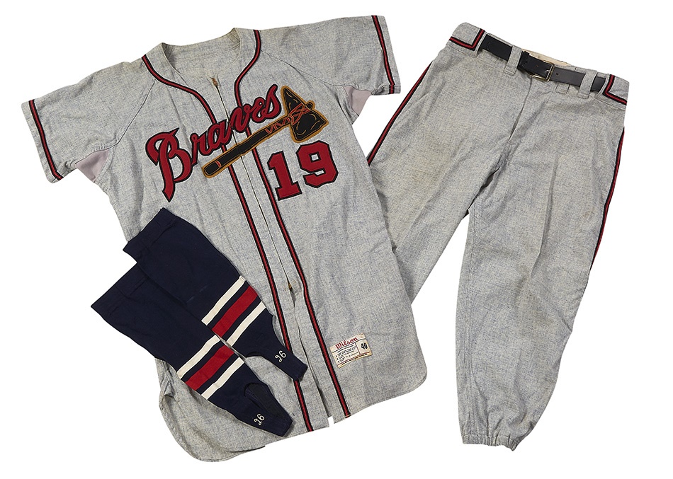 Baseball Equipment - 1950s Milwaukee Braves Spring Training Used Uniform